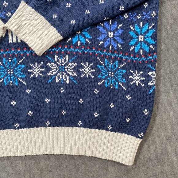 Game Of Thrones Stark "Winter Is Coming" Ugly Christmas Sweater Crewneck Large - Picture 6 of 11